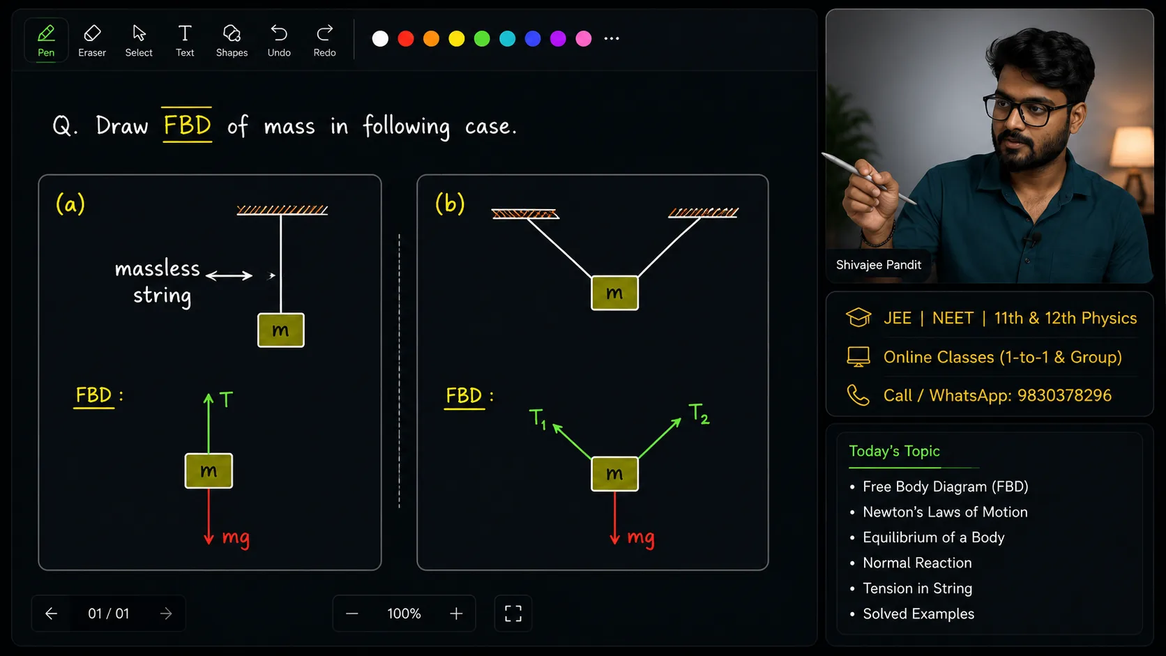 Physics concept clarity session by Shiva Sir